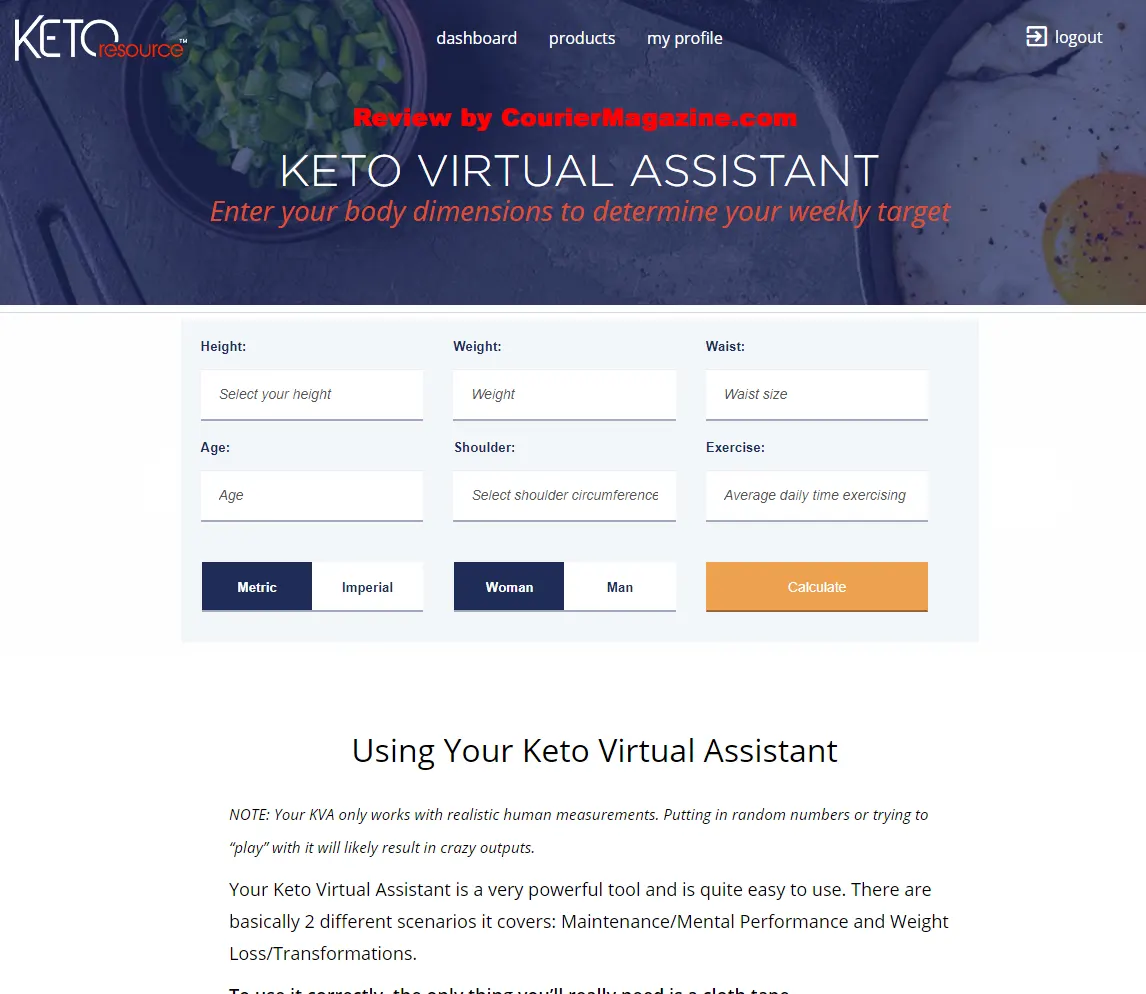 keto virtual assistant preview