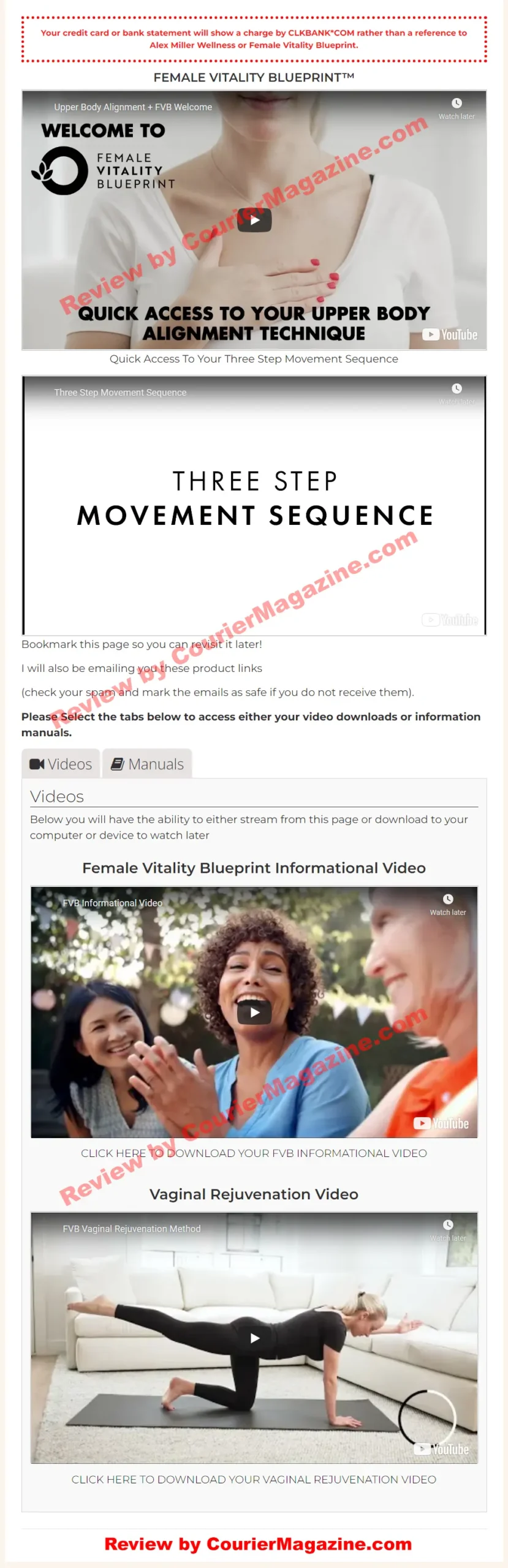 female vitality blueprint download page