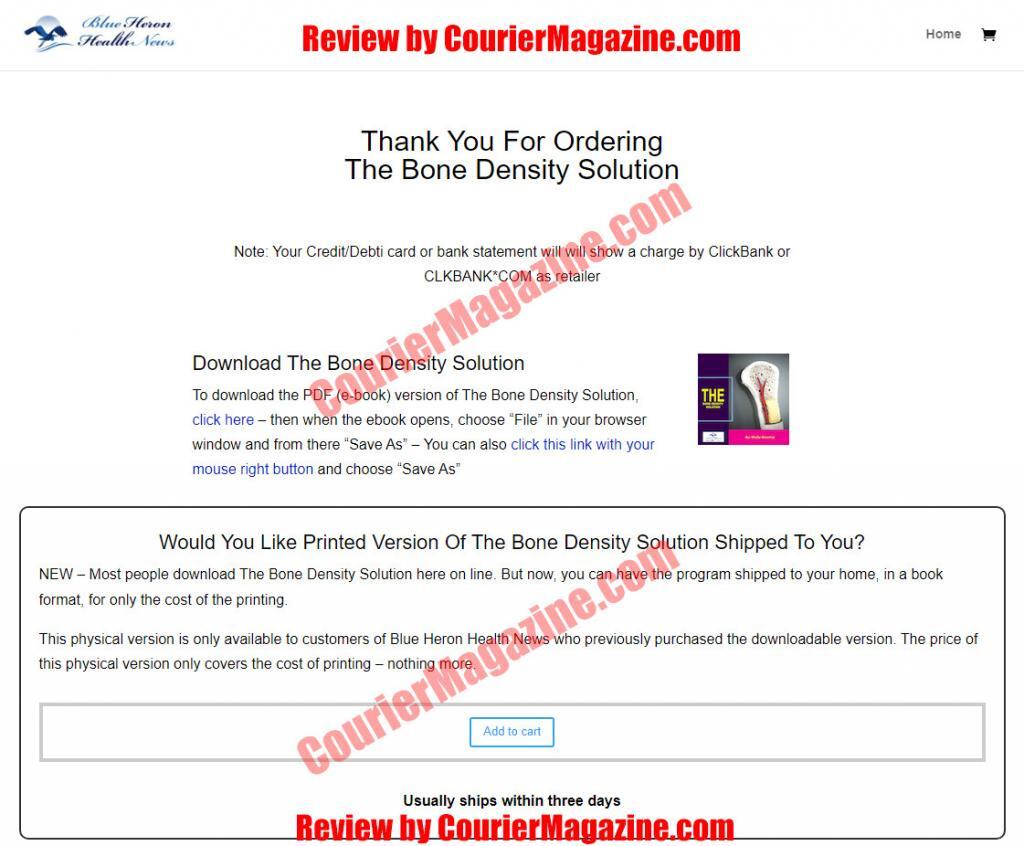 the bone density solution download page