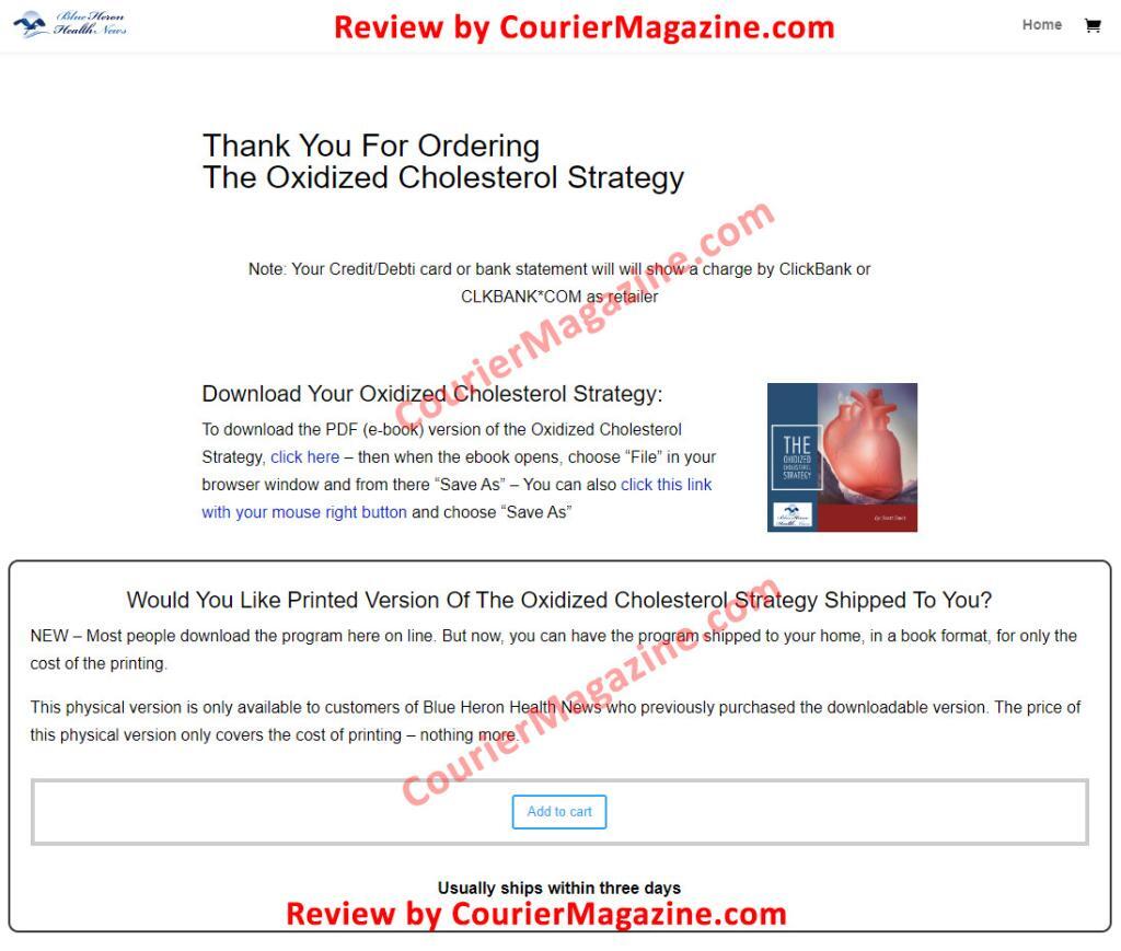 Oxidized Cholesterol Strategy Download Page