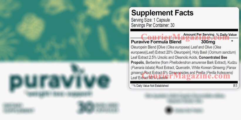 label supplement facts